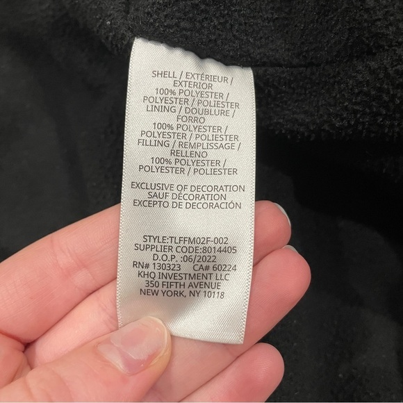 Timberland Black Full Zip Puffer Jacket - Picture 13 of 15